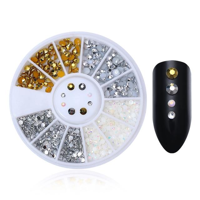 Rhinestone Nail Art Perler | Luvikno