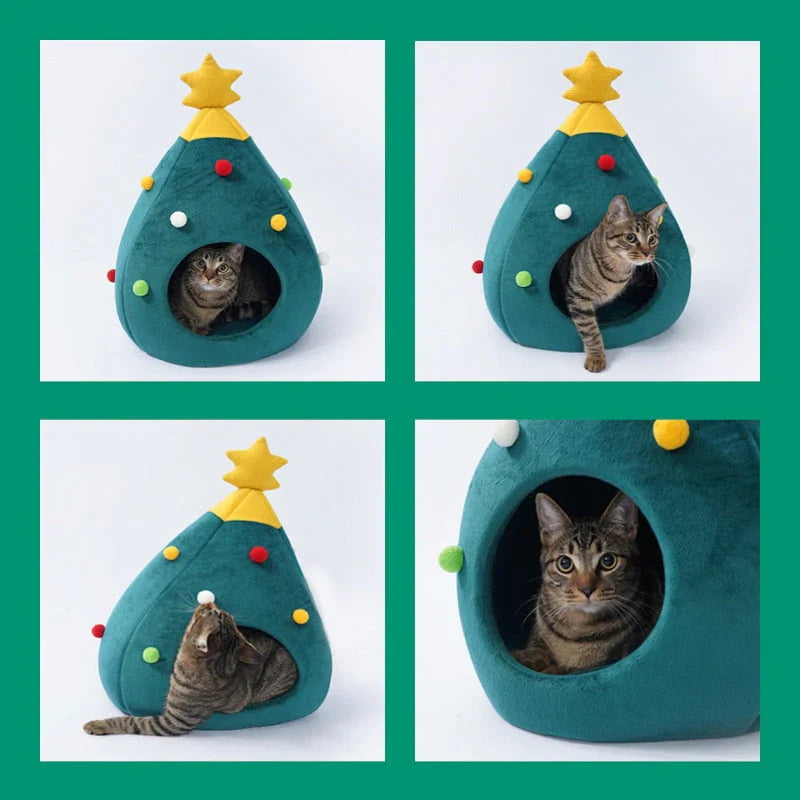 Katte seng juletrær – CozyTree Haven Luvikno