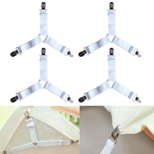 HoldTight - 4 Delers Elastiske Laken Klemmer | Luvikno