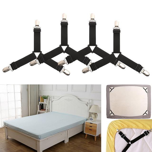 HoldTight - 4 Delers Elastiske Laken Klemmer | Luvikno