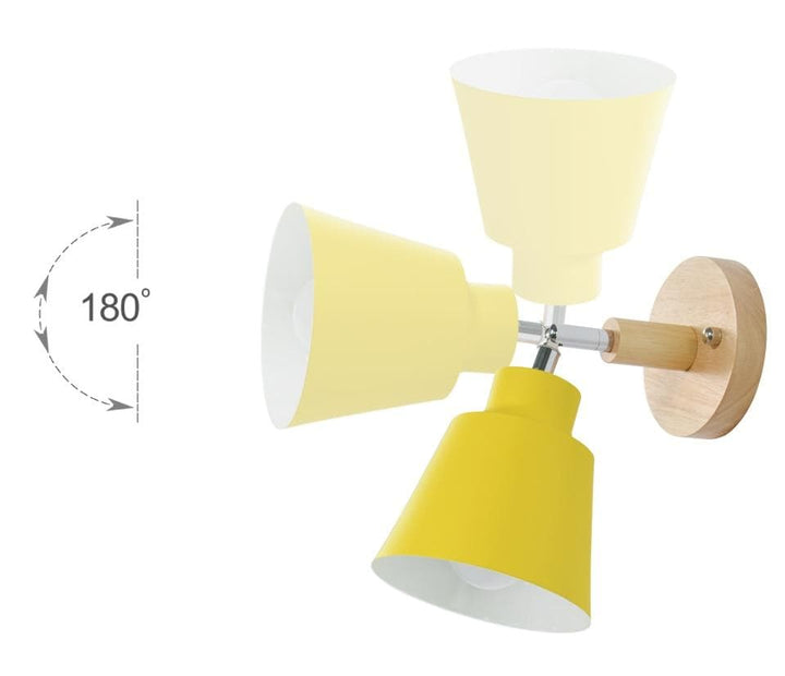 Vegglampe med trekkbryter - TwistGlow | Luvikno