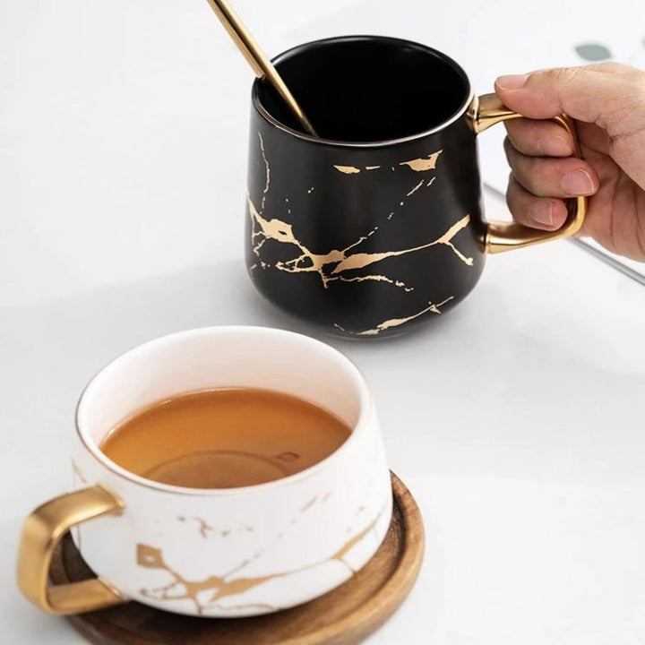Kintsugi Nordic Keramisk Høy Kopp | Luvikno