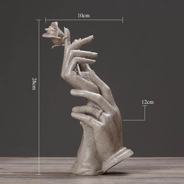 Sammen Kjærlighet Rose Statue | Luvikno