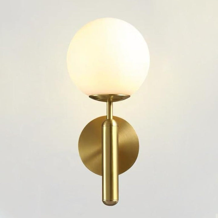 Moderne Glass Rund Vegglampe | Luvikno