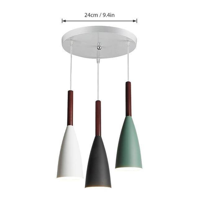 Moderne Elegant Nordisk Stil Fargerik Pendel Henge Lys | Luvikno