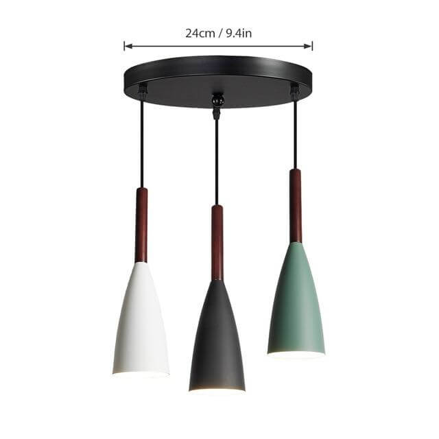 Moderne Elegant Nordisk Stil Fargerik Pendel Henge Lys | Luvikno