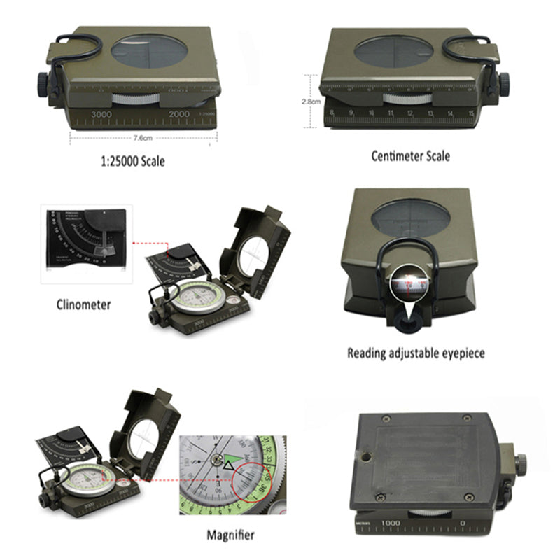 Army Guide Multi-Purpose Compass | Luvikno