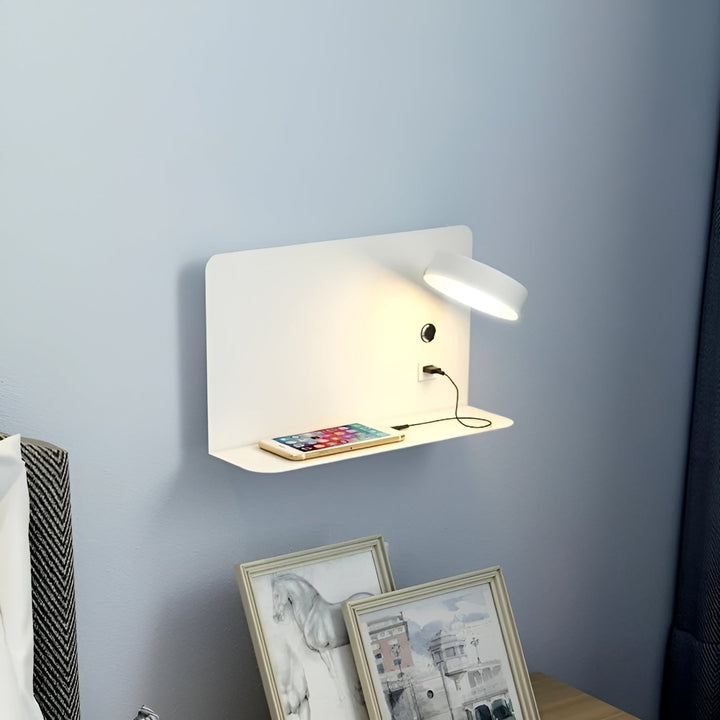 Luvikno | LumiCharge Vegglampe – Oppladbar Eleganse med USB LED-belysning for Luksuriøs Atmosfære