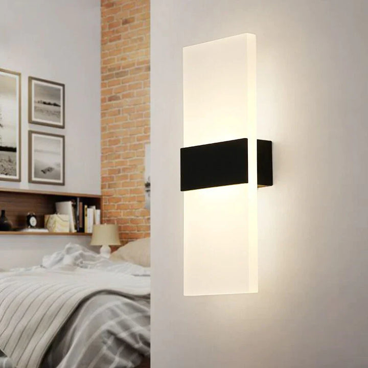 Glass vegglampe | Luvikno