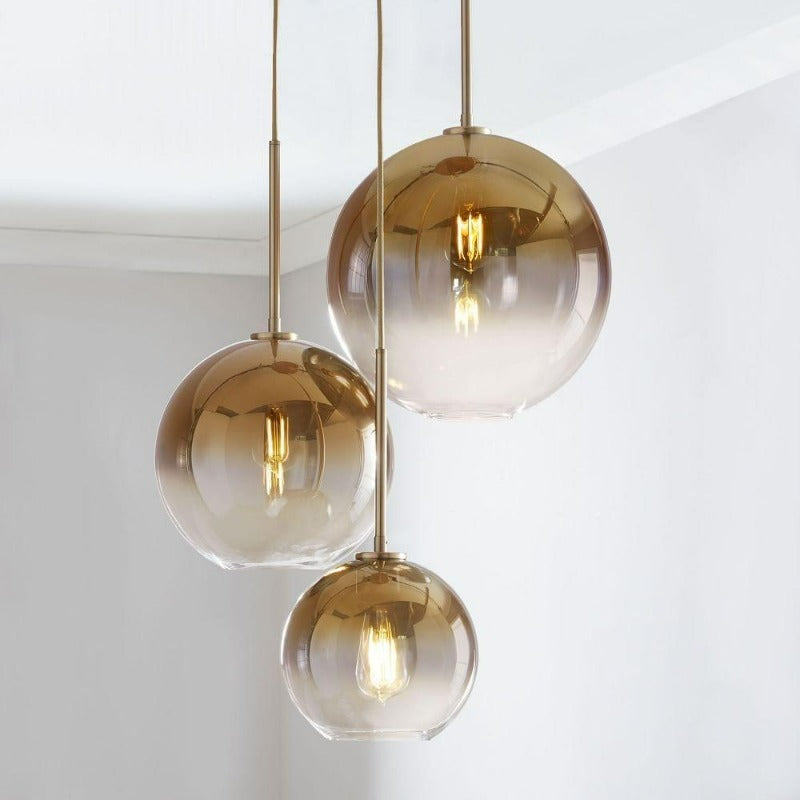 Moderne Glass Sphere Pendellamper | Luvikno