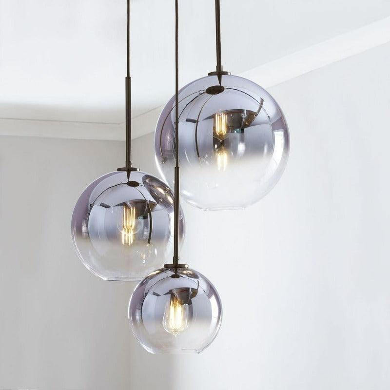 Moderne Glass Sphere Pendellamper | Luvikno