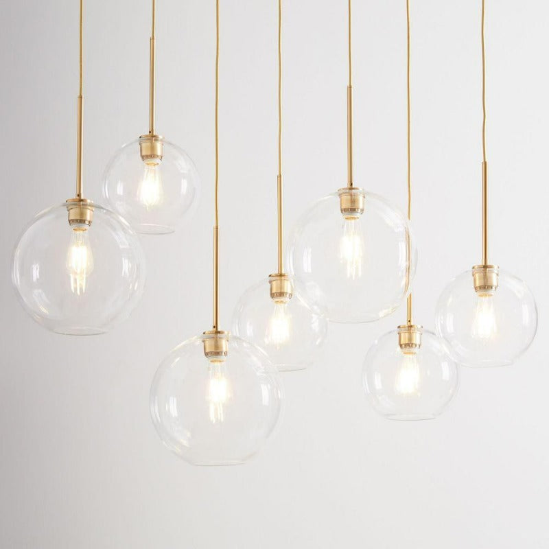 Moderne Glass Sphere Pendellamper | Luvikno