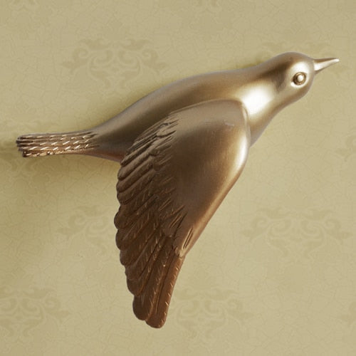 BirdSerenity - unik håndlaget veggkunst Luvikno