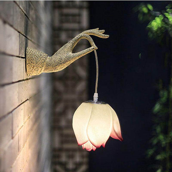 Moderne Kreativ Kinesisk Lotus Vegglampe | Luvikno