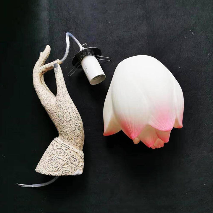 Moderne Kreativ Kinesisk Lotus Vegglampe | Luvikno