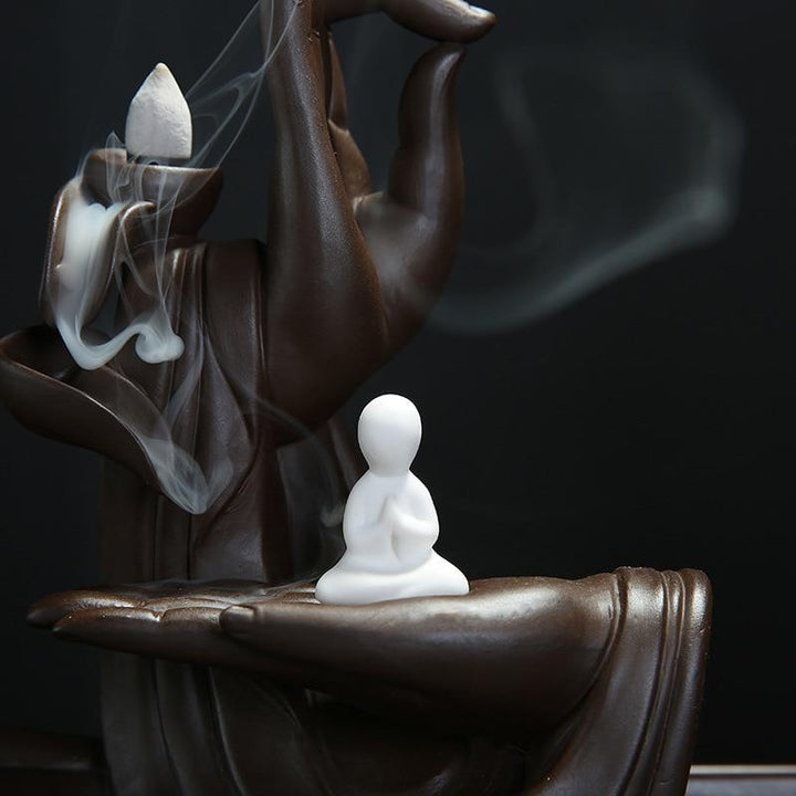 Buddha Hand Backflow Røkelsebrenner | Luvikno