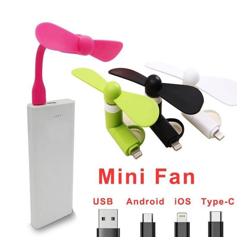Fleksibel Telefon Mini Vifte | Luvikno