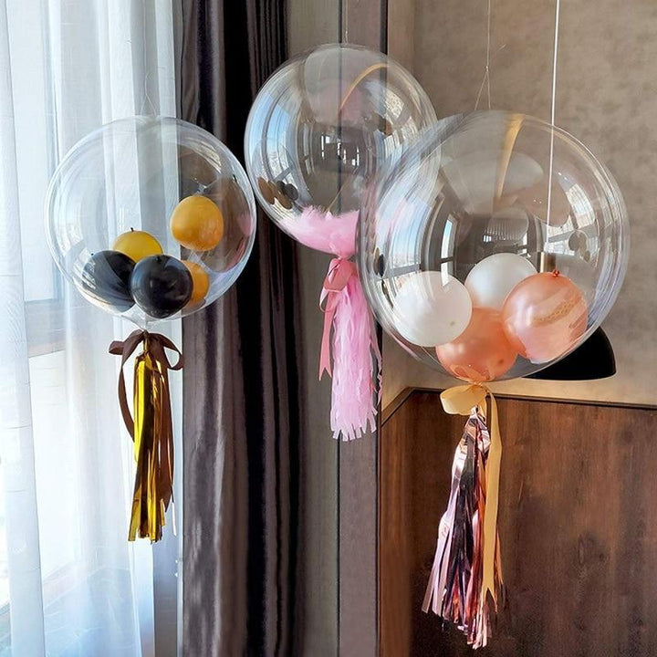 Gjennomsiktige Bobo Bubble Ballonger (10PCS) | Luvikno