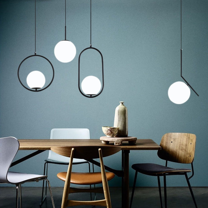 Nordic Glass Pendant Lamps | Luvikno