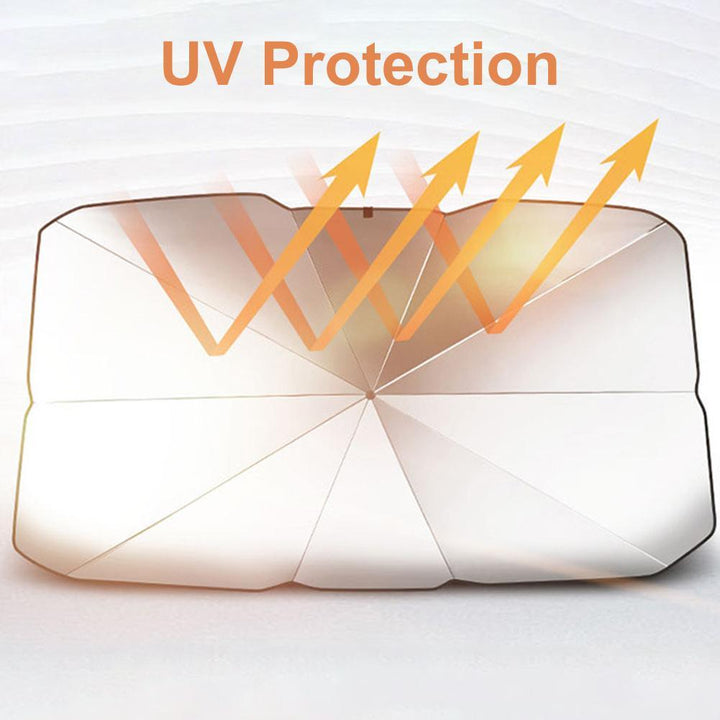 Foldbar Bil Sol Parasol | Luvikno