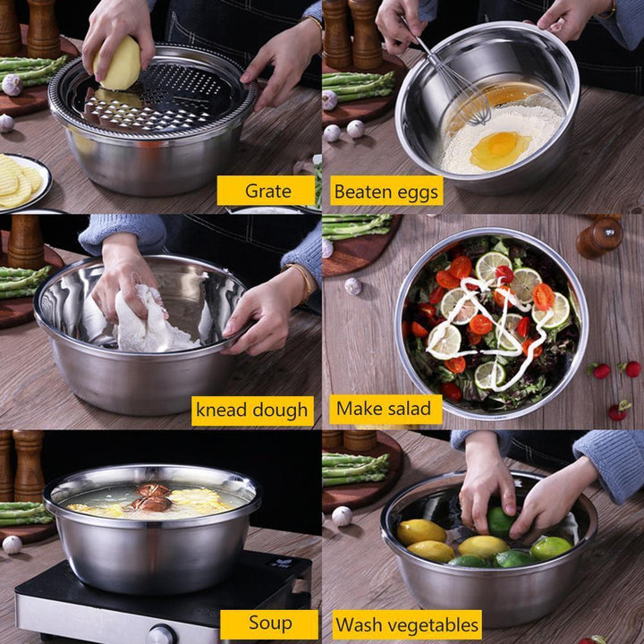 Multifunksjonell rustfritt stål vask | Luvikno