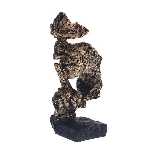 Abstrakt Gull Skulptur 