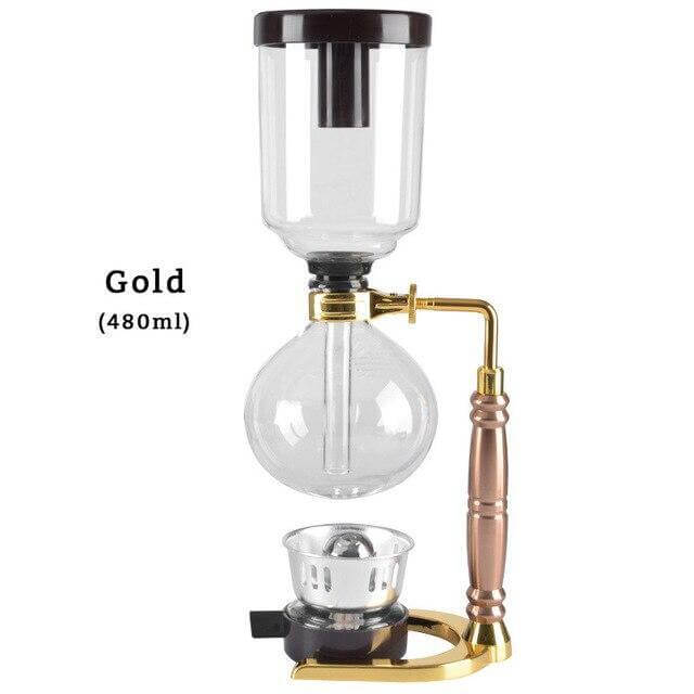 Elegant Glass Siphon Coffee Maker | Luvikno