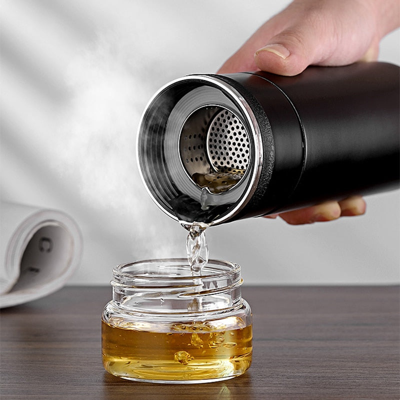 Elegant Holdbar Enkel Te-infuser Termos | Luvikno
