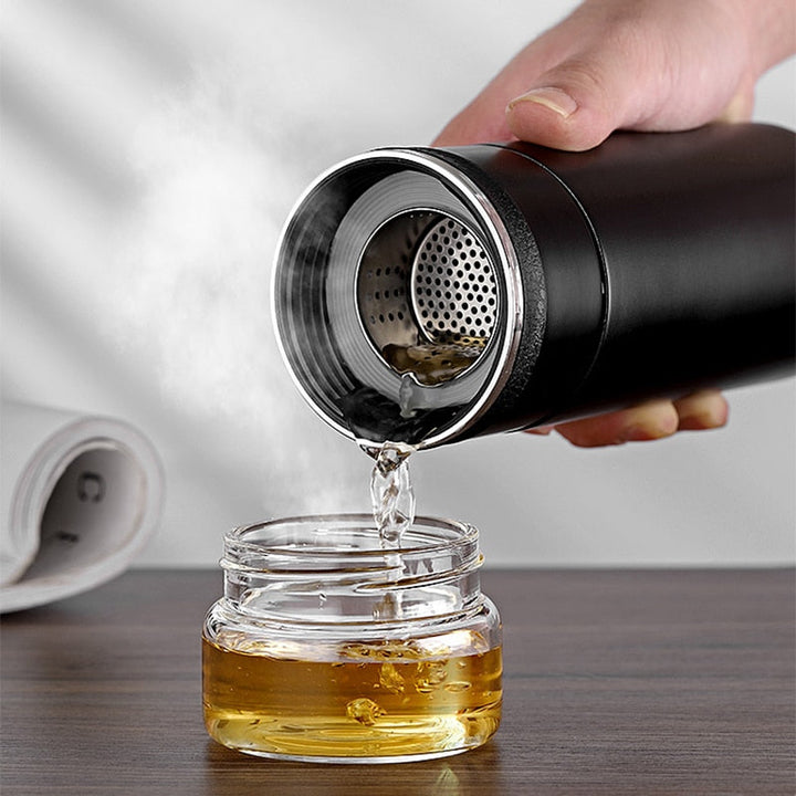 Elegant Holdbar Enkel Te-infuser Termos | Luvikno