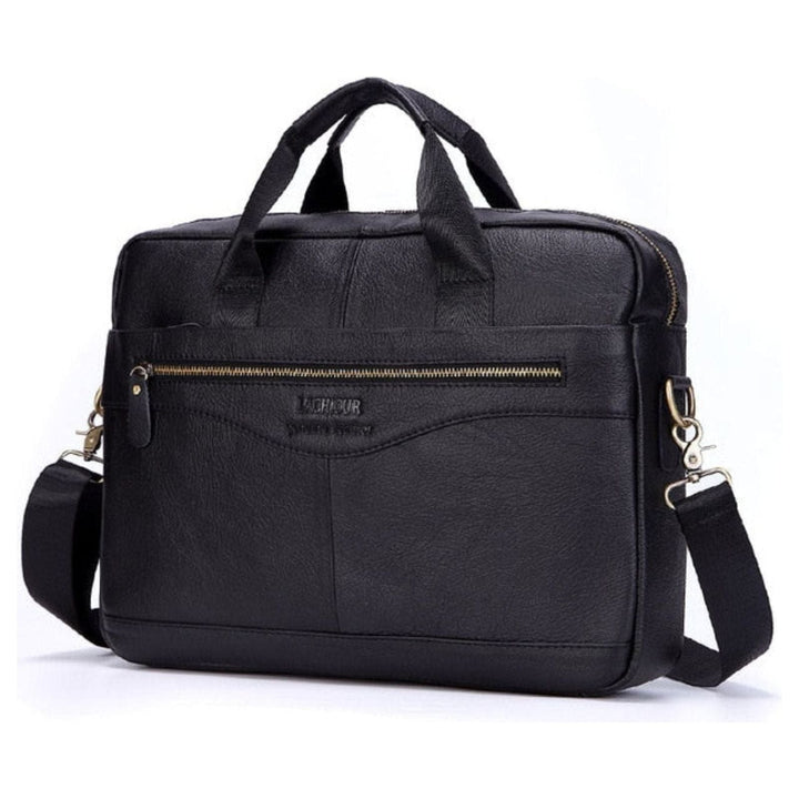 Karsten Bag - Ekte Lær Laptop Forretnings Reise Bag | Luvikno