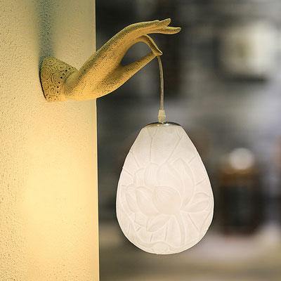 Moderne Kreativ Kinesisk Lotus Vegglampe | Luvikno