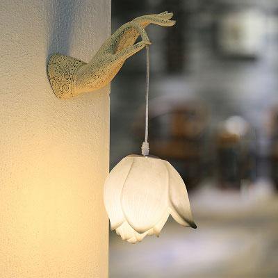 Moderne Kreativ Kinesisk Lotus Vegglampe | Luvikno