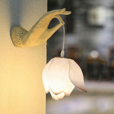 Moderne Kreativ Kinesisk Lotus Vegglampe | Luvikno