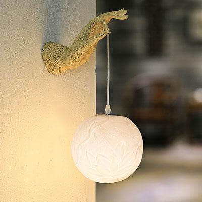 Moderne Kreativ Kinesisk Lotus Vegglampe | Luvikno