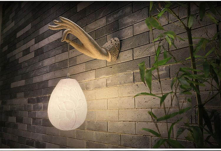 Moderne Kreativ Kinesisk Lotus Vegglampe | Luvikno