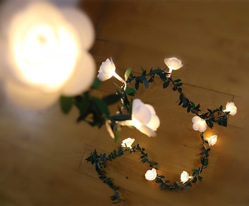 Lyse Dine Rom LED Blomster Fortryllende Atmosfære | Luvikno