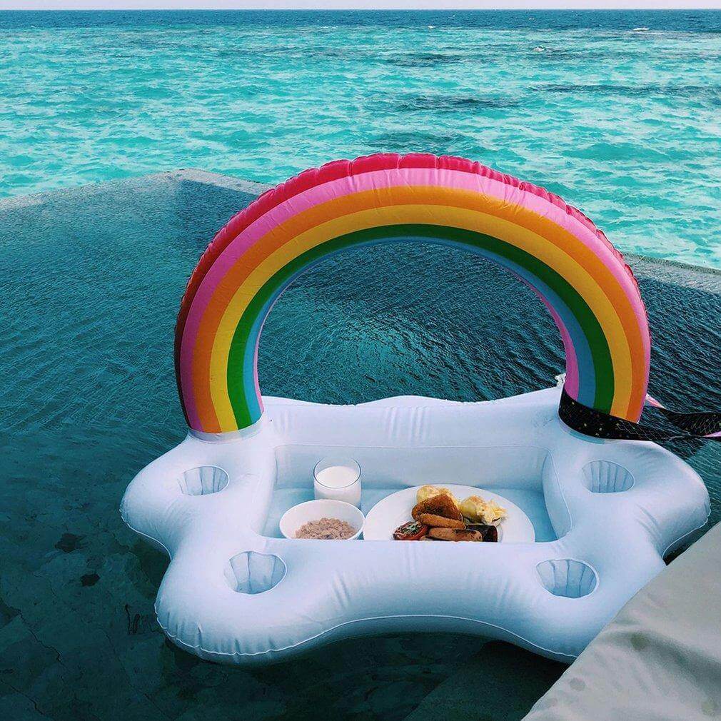 Regnbue Sky Inflatable Koppholder Festbøtte | Luvikno