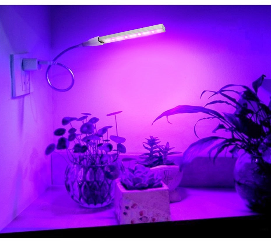 LED USB Plante Vekst Phyto Lampe | Luvikno