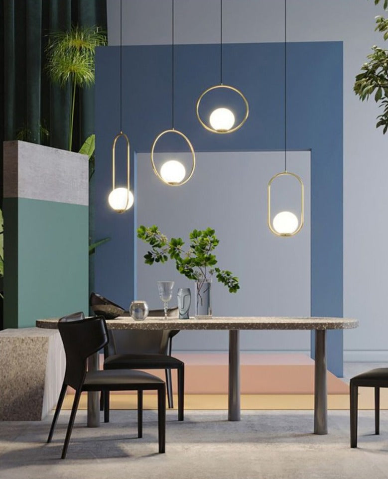 Nordic Glass Pendant Lamps | Luvikno