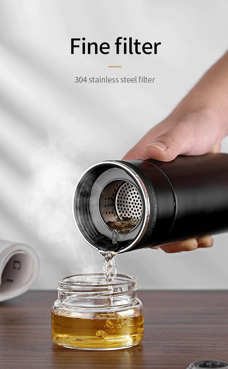 Elegant Holdbar Enkel Te-infuser Termos | Luvikno