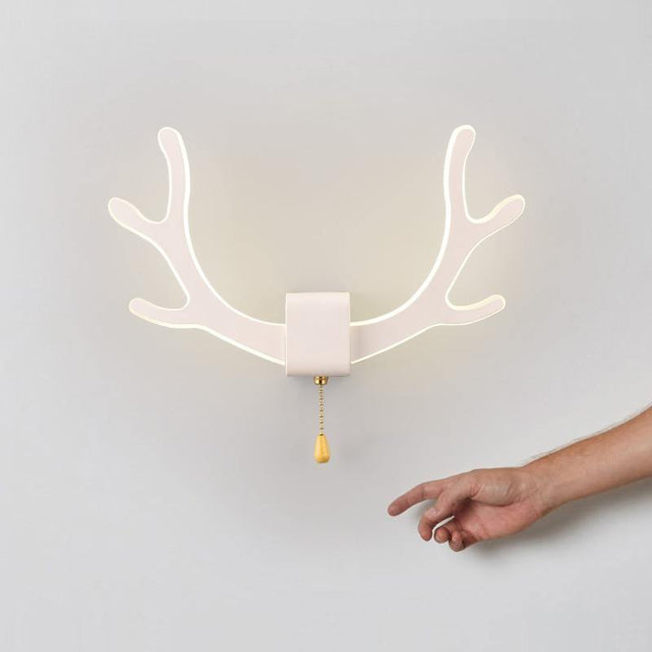 Kreativ hjort horn vegglampe med bevegelsessensor | Luvikno