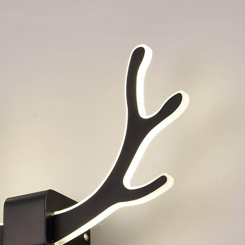 Kreativ hjort horn vegglampe med bevegelsessensor | Luvikno