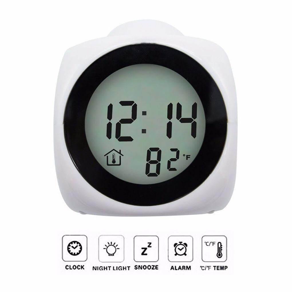 LCD-projeksjonsdisplay Digital vekkerklokke | Luvikno