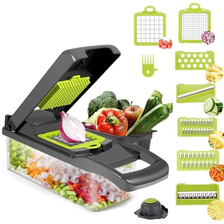 6 Luviknoader Grønnsak Frukt Skjærer med Boks | Luvikno