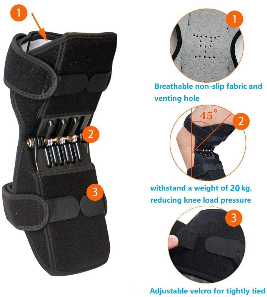 Power Knee Stabilizer Pads (in Pair) | Luvikno