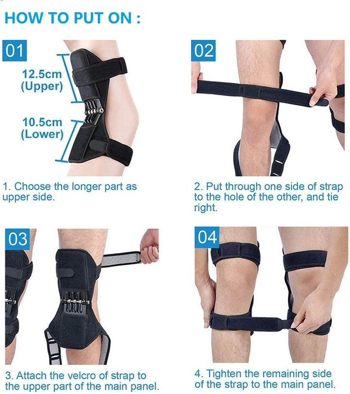 Power Knee Stabilizer Pads (in Pair) | Luvikno