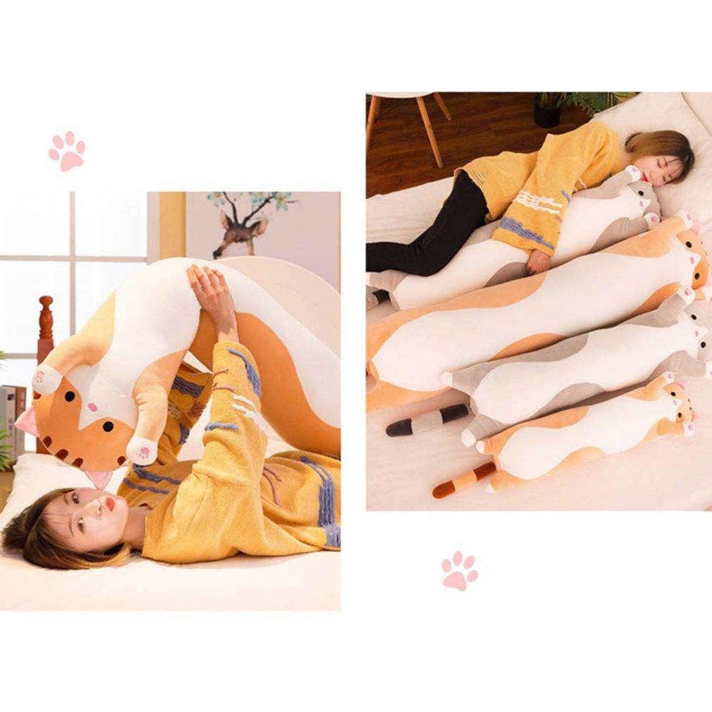 Søt katt myk lang katt plush pute | Luvikno