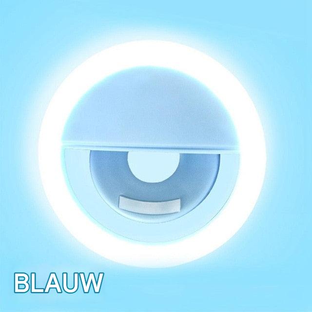 Bærbar Selfie Ring Lys - GlowSnap | Luvikno