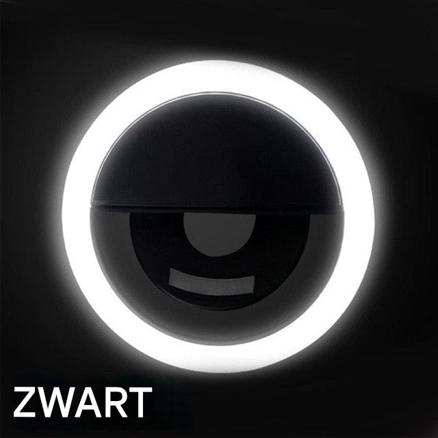 Bærbar Selfie Ring Lys - GlowSnap | Luvikno