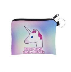 Bitch Please, I Ride a Unicorn - Lommebok/Liten Makeup Bag | Luvikno
